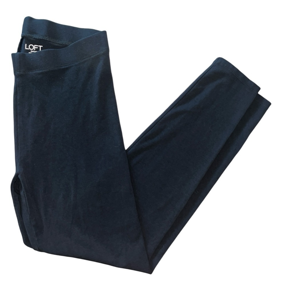 * SOLD * NWOT LOFT Black Leggings Women’s Medium - Picture 4 of 8